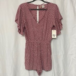 Billabong Strap Up Romper *NWT*